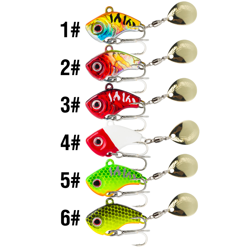 6 señuelos de pesca giratorios - Fishing Lure Crankbait reseña y precio