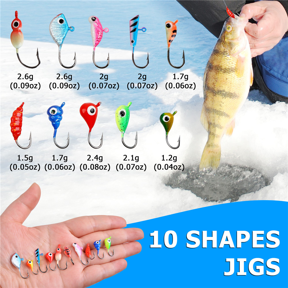 Mini caña de pescar en hielo C - Fishing Lure Jig reseña y precio